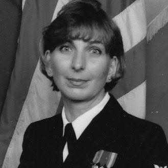 Wanda Augustyniak in her U.S. Navy dress uniform